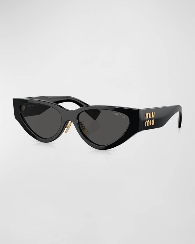 Logo Acetate Cat-Eye Sunglasses